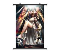 KARMA-X KarmaX Large 60 x 90 cm Overlord Kakemono Roll Picture Anime Manga Fabric Poster Wallscroll Poster Wall Decoration Gift Albedo