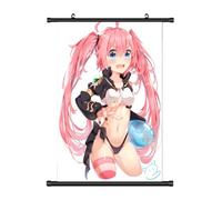 KARMA-X Large 60 x 90 cm My Rebirth as Slime Kakemono Scroll Picture Anime Manga Fabric Poster Wall Scroll Poster Wall Decoration Gift Motif: Milim