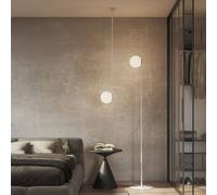 Karman Atmosphere outdoor ceiling lamp, white, 133 cm, plastic