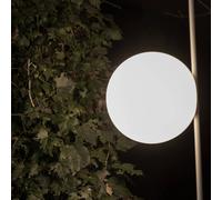 Karman Atmosphere outdoor floor lamp, white, 178 cm, plastic