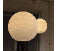 Karman Glass pendant light Braille, handblown, 25 cm