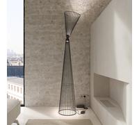 Karman LED floor lamp Ikonika, black, height 180 cm, metal