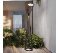 Karman LED outdoor floor lamp Ikonika, black, height 180 cm IP55