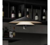 Karman LED pendant light ASSO, black, metal, Ø 42 cm