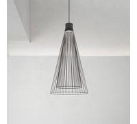 Karman LED pendant light Ikonika, black, Ø 40 cm, metal