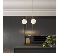 Karman outdoor ceiling lamp Atmosphere, white, 178 cm, plastic
