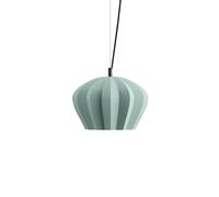 Karman Sahara pendant light, sage green, Ø 35 cm, ceramic E27