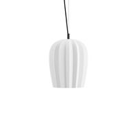 Karman Sahara pendant light, white, Ø 29 cm, ceramic, E27