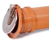Karmat 110mm Pvc Plastic Check Flap Ending Waste Valve Self Activating End Drainage Backwater