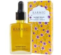 Karmic Skin Brightening Vitamin C Face Serum: With Saffron & Vit. E | Hydrate & Reveal Bright Glowing Skin | Correct Dark Spots | Treat Hyperpigmentation | Organic Facial Oil Skin Care | Women & Men