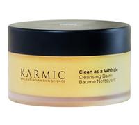 Karmic Skin Makeup Remover Cleansing Balm | Balm-to-Milk Face Cleanser | Melts Waterproof Makeup, Sunscreen SPF, Dirt & Excess Oil | Hydrating, Non-Comedogenic, Fragrance-Free | All Skin Types | 100g