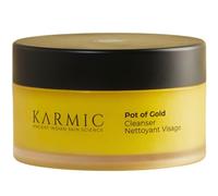 Karmic Skin Pot of Gold Facial Cleanser | Organic, Hydrating, Foaming Cream Cleanser | Pore Cleanser | Men & Women | Non-Stripping Anti Ageing Daily Face Wash | Lemon Neroli Scent | 4 Months Usage