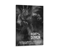 karn Horror Movie Poster Night Of The Demons Poster Wall Art Canvas Posters Room Decorative Aesthetic Poster Print Decor Posters 16x24inch(40x60cm) Frame-style