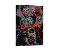 karn Horror Movie Poster The Evil Dead Poster Wall Art Canvas Posters Room Decorative Aesthetic Poster Print Decor Posters 12x18inch(30x45cm) Frame-style