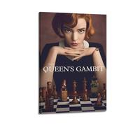karn Tv Series The Queen's Gambit Poster Wall Art Canvas Posters Room Decorative Aesthetic Poster Print Decor Posters 08x12inch(20x30cm) Frame-style