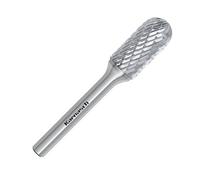 Karnasch 113021.054 6mm Ball Nose Cylinder Shape Uncoated Carbide Burr Cross Cut WRC
