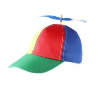 KarneLux Propeller Hat - Funny Baseball Cap for Adults - Helicopter Headgear for Costumes for Carnival, Fancy Dress or Theme Parties