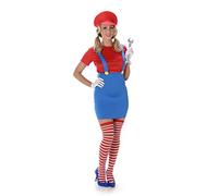 Karnival 81004 Girl Plumbers (RED) Costume, Small