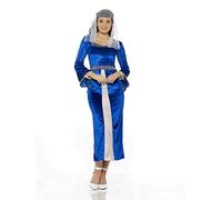 Karnival Costumes Womens Blue Maid Marion Costume (Small)