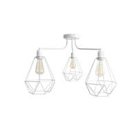 Helam Karo Multi Arm Semi Flush Ceiling Light GRey 75cm - P-1311/3 GR