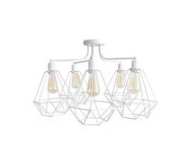 Karo Multi Arm Semi Flush Ceiling Light White 75cm Netlighting White One Size