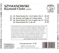 KAROL SZYMANOWSKI: PIANO SONATAS; PRELUDE & FUGUE NEW CD