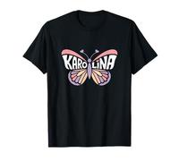 Karolina Butterfly - Personalized Cute Name Word Art T-Shirt