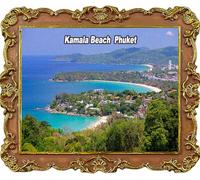 Karon Beach Phuket Thailand Refrigerator Magnet Tourist Souvenir 3D Fridge Decoration Craft Collection