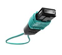 Karono MPO/MTP Fiber Optic Loopback Tester Cable, Multimode OM3 50/125 12-Fiber Type B MPO Female Connector Adapter for Link Testing