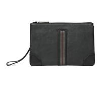 Karoukee Full Grain Leather Clutch Bag for Men Multipurpose Business Wristlet Purse Fashion Handbag Wallet for 9.7" Tablet