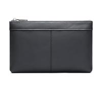 Karoukee Genuine Leather Wristlet Clutch Bag for Men 10 Inches Handbag Purse Classic Large Wallet Man Wrist Organizer Bag