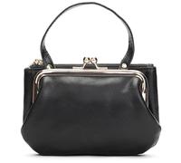 Karoukee Womens Genuine Leather Coin Purse Ladies Vintage Style Wallet with Top Handle Change Purse with 2 Separate Pockets