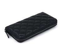 Karoukee Women's Large Capacity Wallet Quilted Sheepskin Leather Phone Holder Wallet Soft & Elegant Clutch Wallet for Women