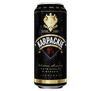 Karpackie Super Strong Beer - 24 Pack of 500ml Cans | Robust 9% ABV Craft Brew, Bold and Potent Flavor - Stock Up for Intense Beer Enthusiast Enjoyment!