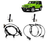 KARPAL Kit Front + Rear & Left + Right ABS Wheel Speed Sensor for 2007-2016 Jeep Wrangler (Pack of 4)