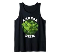 Karpas Diem Funny Passover Seder Pun Jewish Tank Top