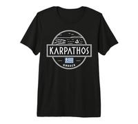 Karpathos Greece Sailing Nautical Adventure Premium T-Shirt