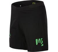 KARPOS 2500937-002 LAVAREDO Over Short Shorts Men's Black/Green Fluo Size XS