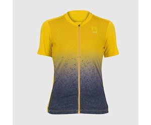 KARPOS 2501096-035 Verve EVO W Jersey T-Shirt Women's Lemon Curry/Ombre Blue Size L
