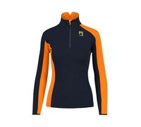 KARPOS 2532022-013 FEDERA H.-Z W FLEECE Sweatshirt Women's VULCAN/VIBRANT ORANGE Size L