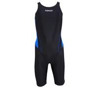 Karrack Girls Swimming Suit Sports Conjoined Girls Training Competition Children Swimming Suit - Black - Small