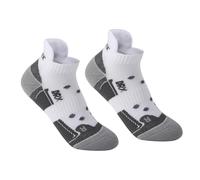 Karrimor Kids 2 Pack Running Socks Junior White/Grey Marl 1-6