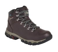 Karrimor Mens Mendip 3 Leather Waterproof Hiking Boots (Chocolate)-8 Chocolate