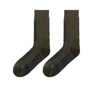 Karrimor Mens 2 Pack Trekking Socks Khaki 7-11