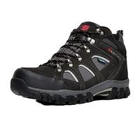 Karrimor Bodmin 4 Mid Mens Black, Grey And Red Waterproof Walking Boots, Size: 8 8