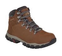 Karrimor Mens Mendip 3 Nubuck Waterproof Hiking Boots (Dark Brown) Dark Brown
