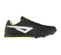 Karrimor Mens Run Spike Shoes Track Running Lace Up Padded Ankle Collar Flat Black/White UK 9 (43)