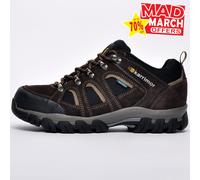 Karrimor Premium Bodmin Low Mens Waterproof Walking Hiking Trekking Shoes Brown