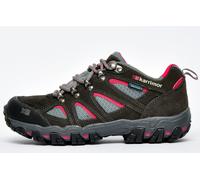 Karrimor Premium Bodmin Low Waterproof Womens Walking Shoes | Safety Footwear | Dark Grey / Cochineal | UK Size 8