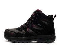 Karrimor Premium Bodmin Mid 6 Womens Waterproof Hiking Boots | Safety Boots | Black / Raspberry | UK Size 7